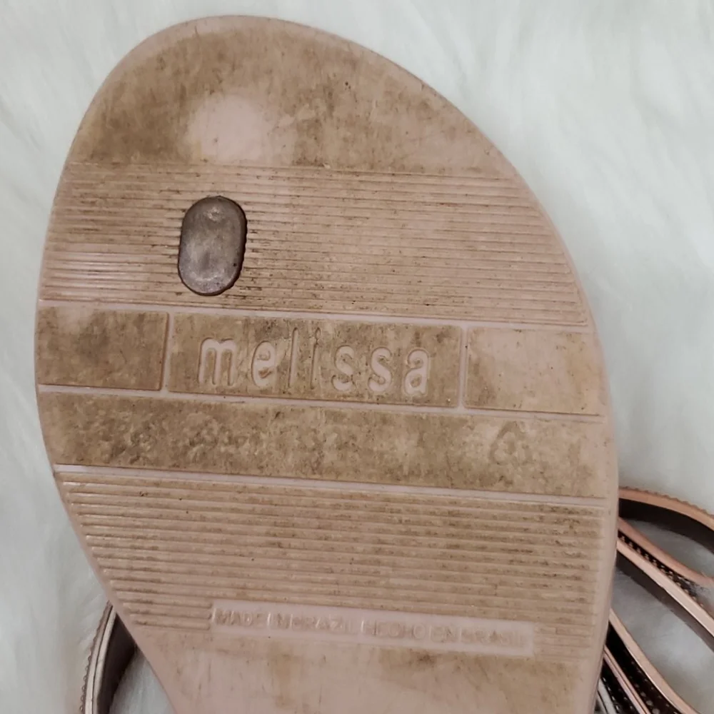Melissa  shoes sandals flip flops girl size 4